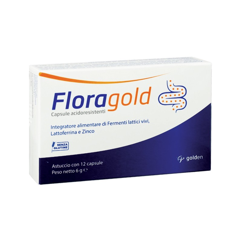 Floragold per Benessere Intestinale e Sistema Immunitario 12 Capsule Floragold per Benessere Intestinale e Sistema Immunitario 12 Capsule
