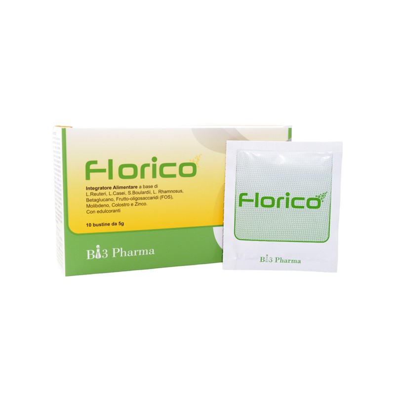 Florico per Equilibrio Intestinale e Sistema Immunitario 10 Bustine da 5 g ciascuna Florico per Equilibrio Intestinale e Sistema Immunitario 10 Bustine da 5 g ciascuna