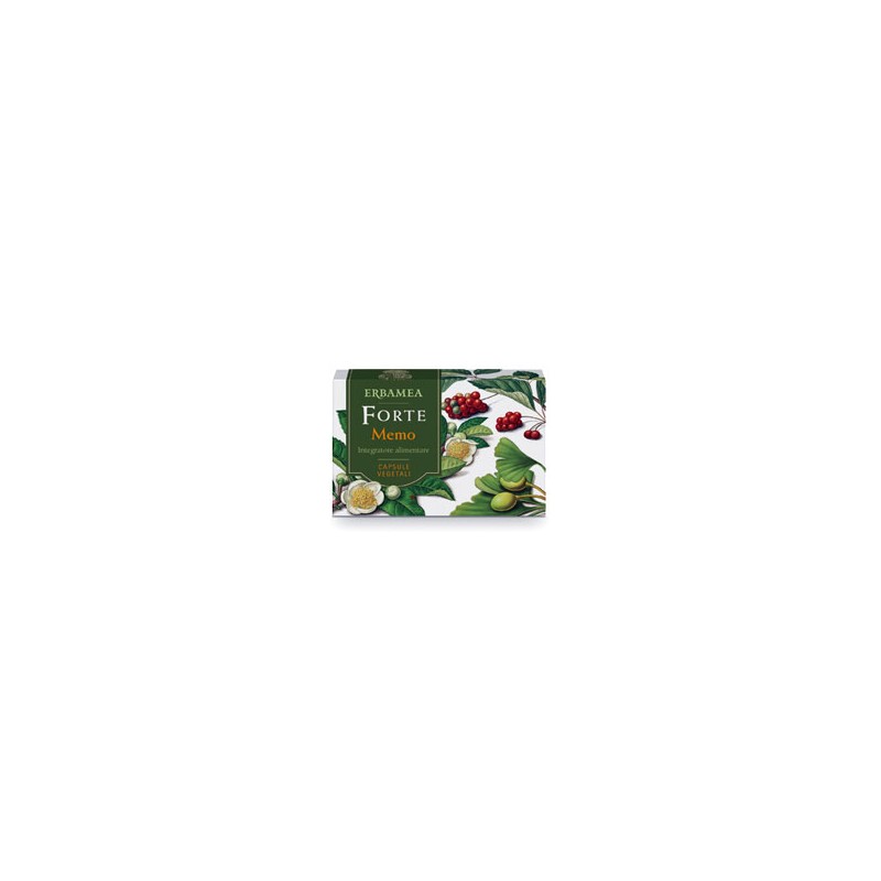 Erbamea Forte Memo per Memoria 24 Capsule Vegetali Erbamea Forte Memo per Memoria 24 Capsule Vegetali