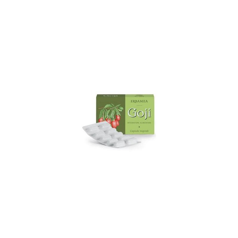 ERBAMEA Goji Antiossidante 24 Capsule Vegetali ERBAMEA Goji Antiossidante 24 Capsule Vegetali