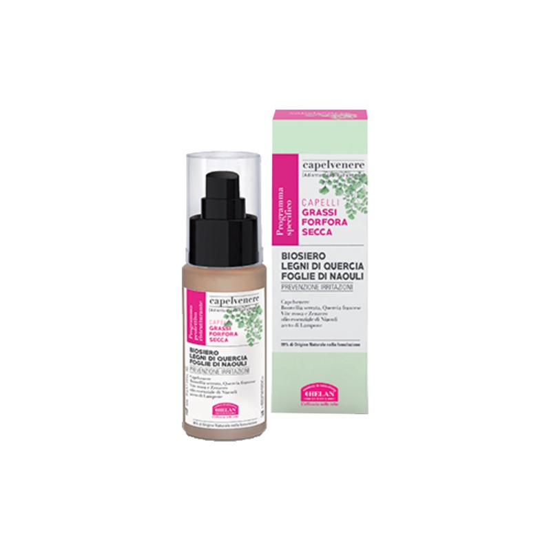 Capelvenere Biosiero Ai Legni Di Quercia E Foglie Di Naouli per Cuoio Capelluto 30ml