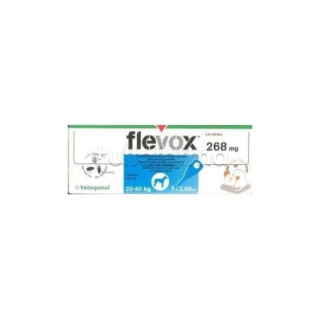 Flevox Cani 1 Pipetta Spot-On da 2,68ml per Cani di Taglia Grossa