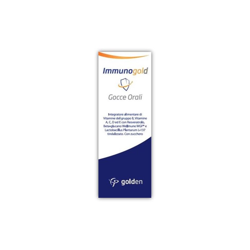 Immunogold Gocce Orali per Sistema Immunitario 30ml Immunogold Gocce Orali per Sistema Immunitario 30ml