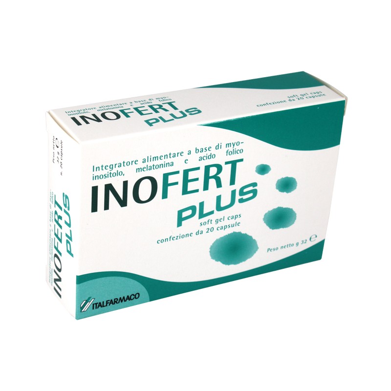 Inofert Plus Softgel per Apporto Nutrienti 20 Capsule Soft-Gel