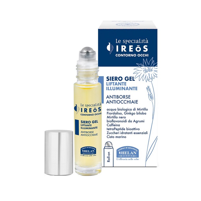 Ireos Siero Gel Liftante Illuminante Antiborse Antiocchiaie per Contorno Occhi 10ml Ireos Siero Gel Liftante Illuminante Antiborse Antiocchiaie per Contorno Occhi 10ml
