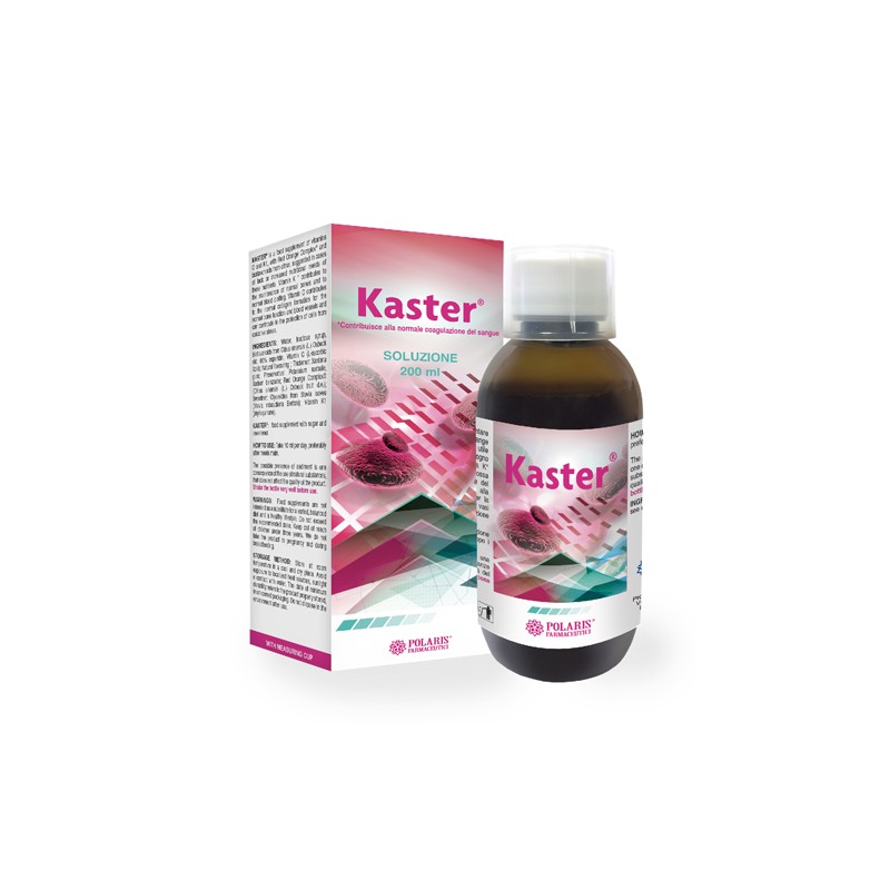 Kaster Soluzione per Supporto Ossa e Coagulazione 200ml Kaster Soluzione per Supporto Ossa e Coagulazione 200ml
