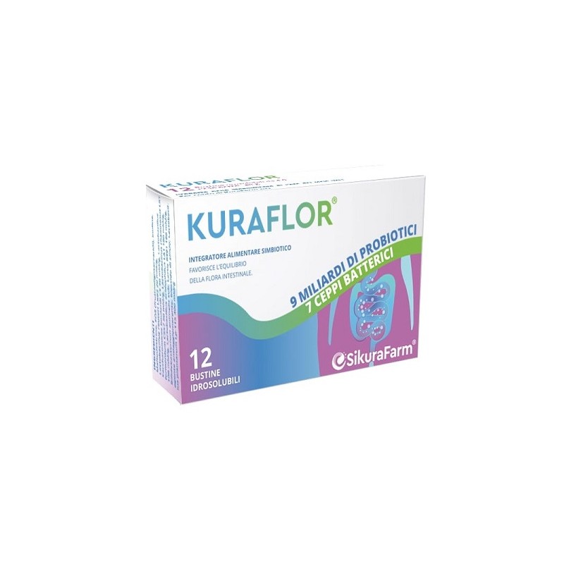 Kuraflor per Equilibrio Flora Intestinale 12 Bustine Idrosolubili Kuraflor per Equilibrio Flora Intestinale 12 Bustine Idrosolubili