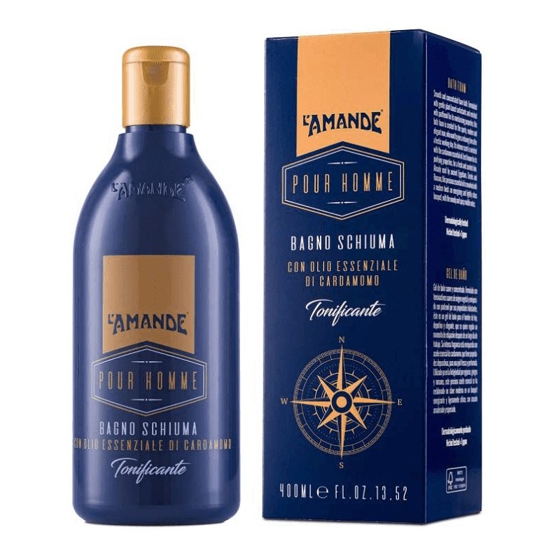 L'amande Bagno Schiuma Business Pour Homme per Pulizia e Benessere 400ml L'amande Bagno Schiuma Business Pour Homme per Pulizia e Benessere 400ml