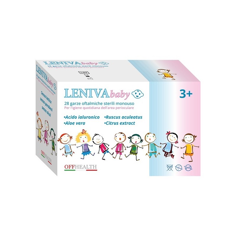 Leniva Baby Garze Oftalmiche per Igiene Perioculare 28 Garze Monouso Leniva Baby Garze Oftalmiche per Igiene Perioculare 28 Garze Monouso
