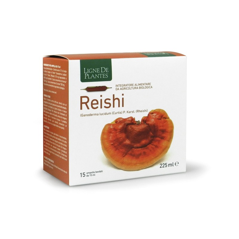Ligne De Plantes Reishi Bio per Difese Immunitarie 15 Ampolle da 15ml