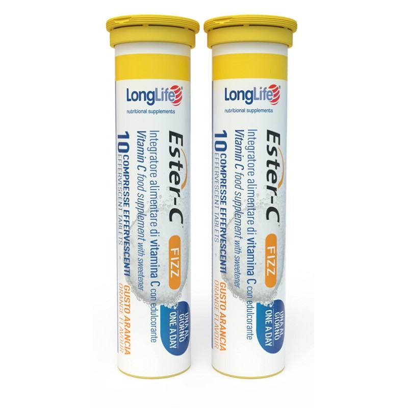 Longlife Ester-C Fizz per Sistema Immunitario 20 Compresse Effervescenti Longlife Ester-C Fizz per Sistema Immunitario 20 Compresse Effervescenti