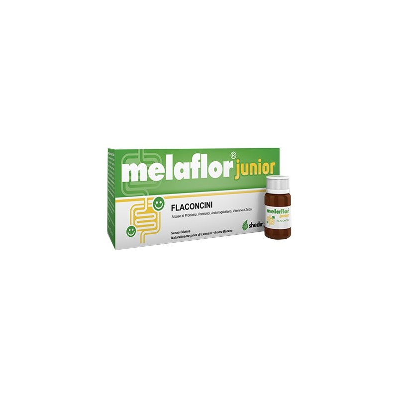 Melaflor Junior per Equilibrio Intestinale e Sistema Immunitario 12 Flaconcini da 10 ml Melaflor Junior per Equilibrio Intestinale e Sistema Immunitario 12 Flaconcini da 10 ml