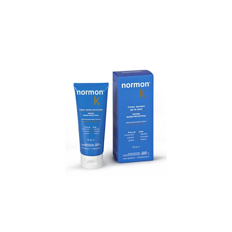 Normon K Crema Barriera Mani per Protezione Mani 75 ml