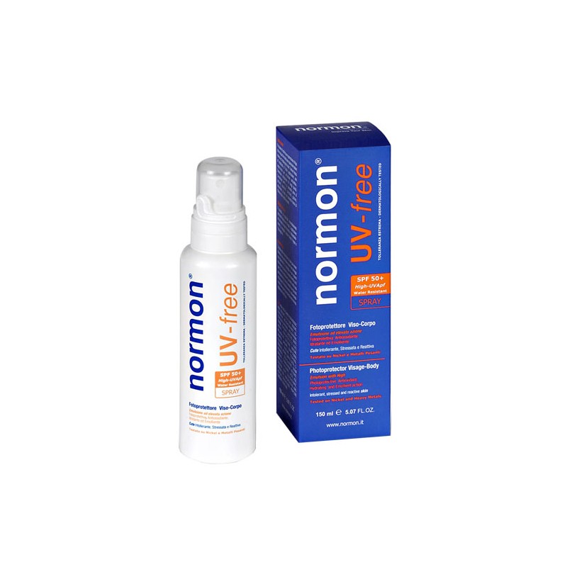 Normon UV Free Spray per Esposizioni Solari 150 Ml Normon UV Free Spray per Esposizioni Solari 150 Ml