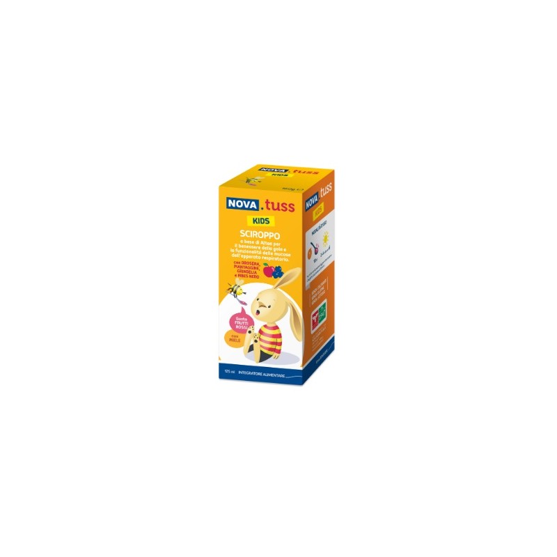 Nova Tuss Kids Sciroppo per Benessere Gola 160 g (125 ml) Nova Tuss Kids Sciroppo per Benessere Gola 160 g (125 ml)