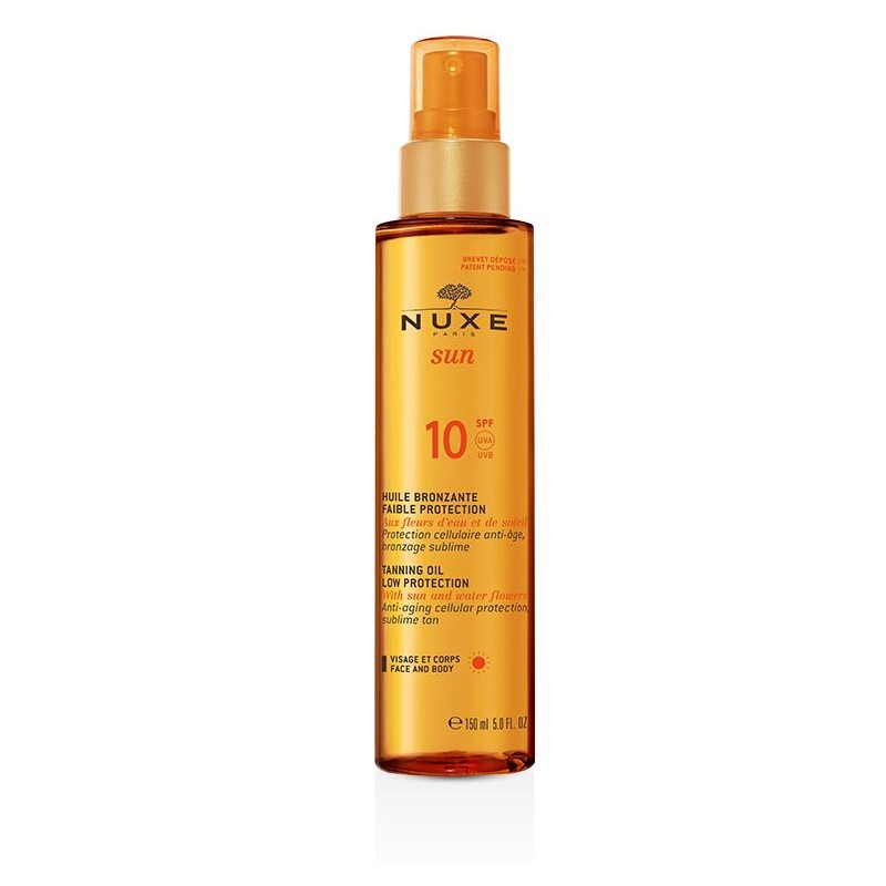 Nuxe Sun Huile Bronzante SPF10 Olio Solare Bassa Protezione 150ml Nuxe Sun Huile Bronzante SPF10 Olio Solare Bassa Protezione 150ml