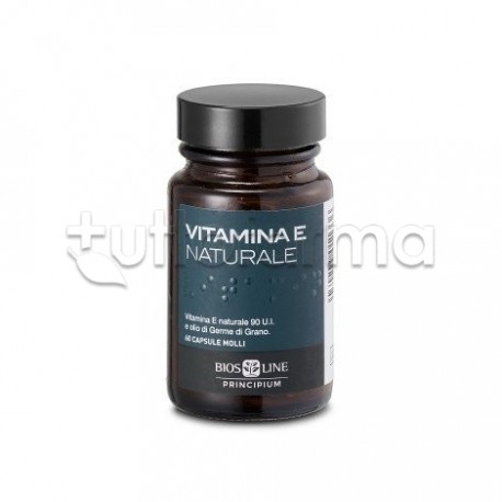 Bios Line Principium Vitamina E Naturale Integratore Antiossidante 60 capsule