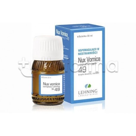 Lehning Laboratoires Nux Vomica 49 Complexe Medicinale Omeopatico Gocce 30 ml