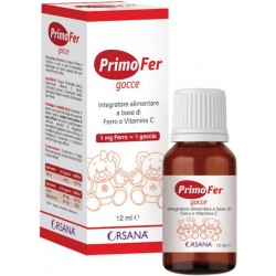 Orsana Primofer Integratore Ferro Neonati per Sviluppo e Difese Immunitarie 12ml