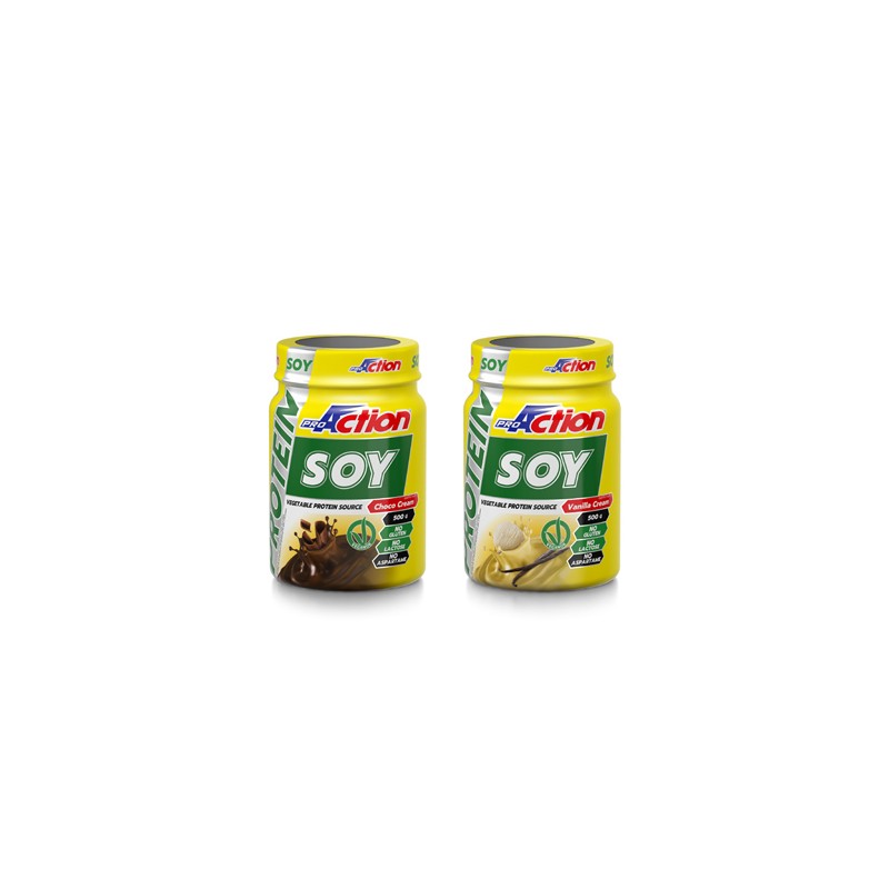 Proaction Soy Protein Choco Cream per Sportivi 500 g Proaction Soy Protein Choco Cream per Sportivi 500 g