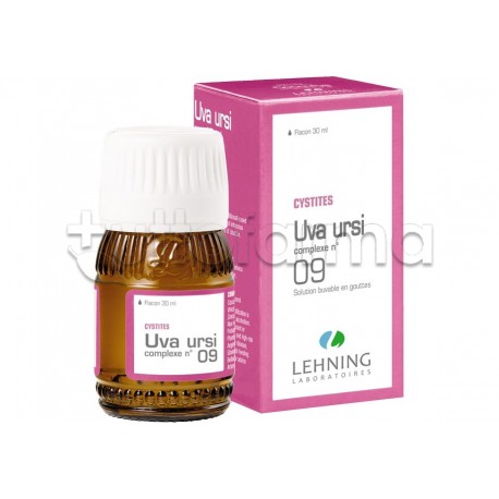 Lehning Laboratoires Uva Ursi 9 Complexe Medicinale Omeopatico Gocce 30 ml
