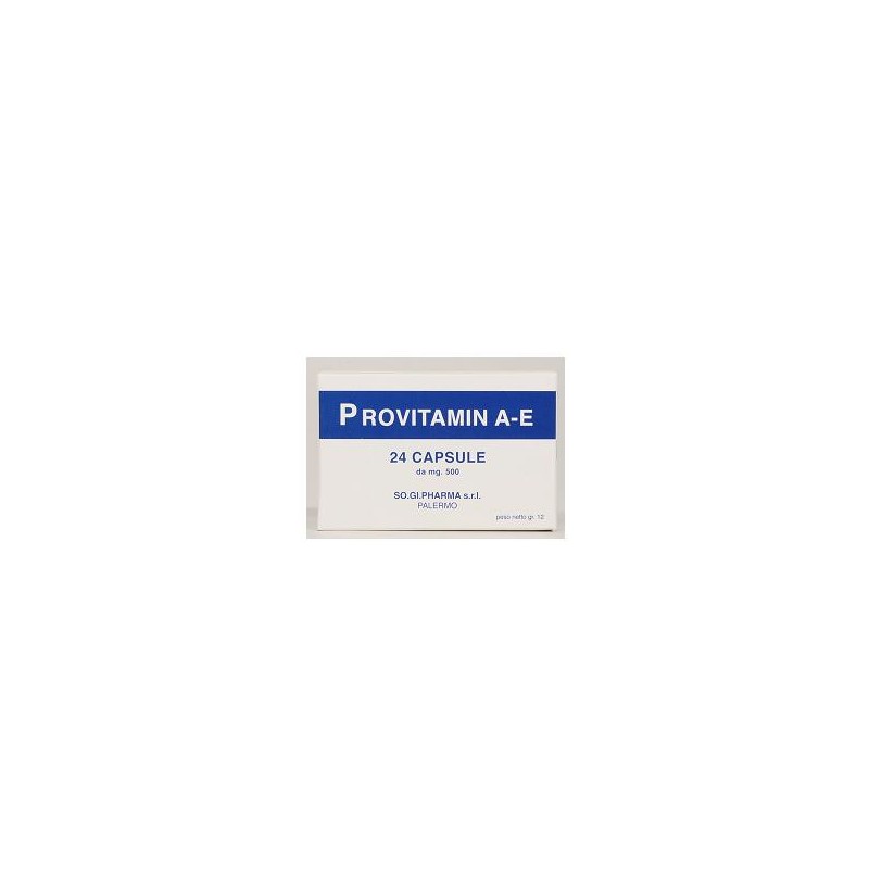 Provitamin Ae per Carenza Vitamine A ed E 24 Capsule da 500 mg Provitamin Ae per Carenza Vitamine A ed E 24 Capsule da 500 mg
