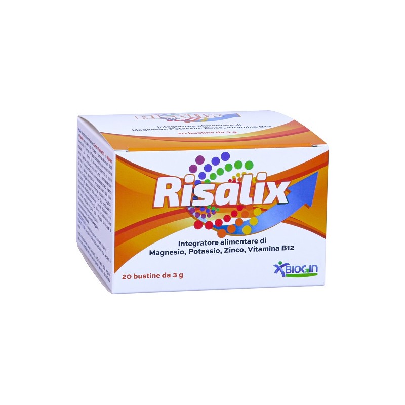 Risalix Integratore per Funzione Muscolare e Nervosa 20 Bustine da 3 g