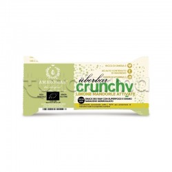 Ambrosiae UberBar Crunchy Limone Mandorle Attivate Barretta Nutriente 38g
