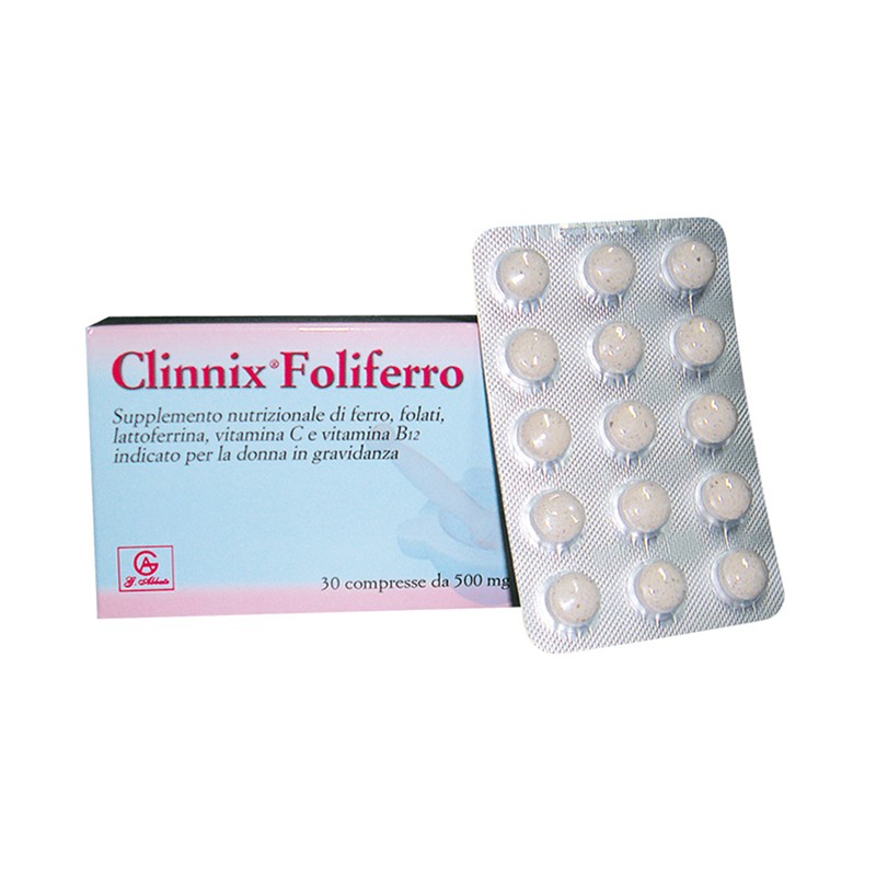 Sanodet Foliferro per Gravidanza 30 Compresse 500 mg Sanodet Foliferro per Gravidanza 30 Compresse 500 mg