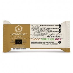 Ambrosiae UberBar Choco Spirulina Goji Barretta Nutriente 35g