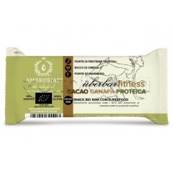 Ambrosiae UberBar Fitness Cacao Canapa Proteica Barretta Proteica 35g