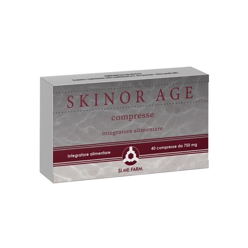 Skinor Age per Benessere Unghie e Capelli 40 Compresse da 500 mg Skinor Age per Benessere Unghie e Capelli 40 Compresse da 500 mg