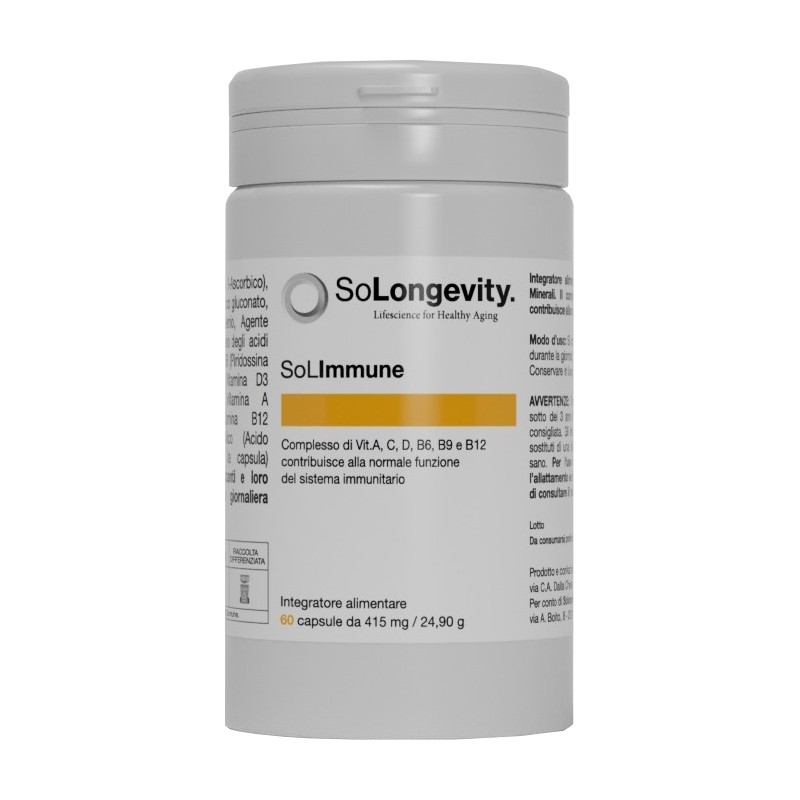 SoLImmune per Sistema Immunitario 60 Capsule SoLImmune per Sistema Immunitario 60 Capsule