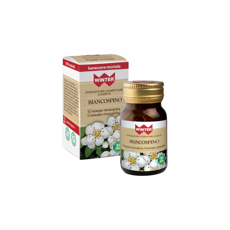 Winter Biancospino integratore per pressione e cuore 30 capsule vegetali Winter Biancospino integratore per pressione e cuore 30 capsule vegetali