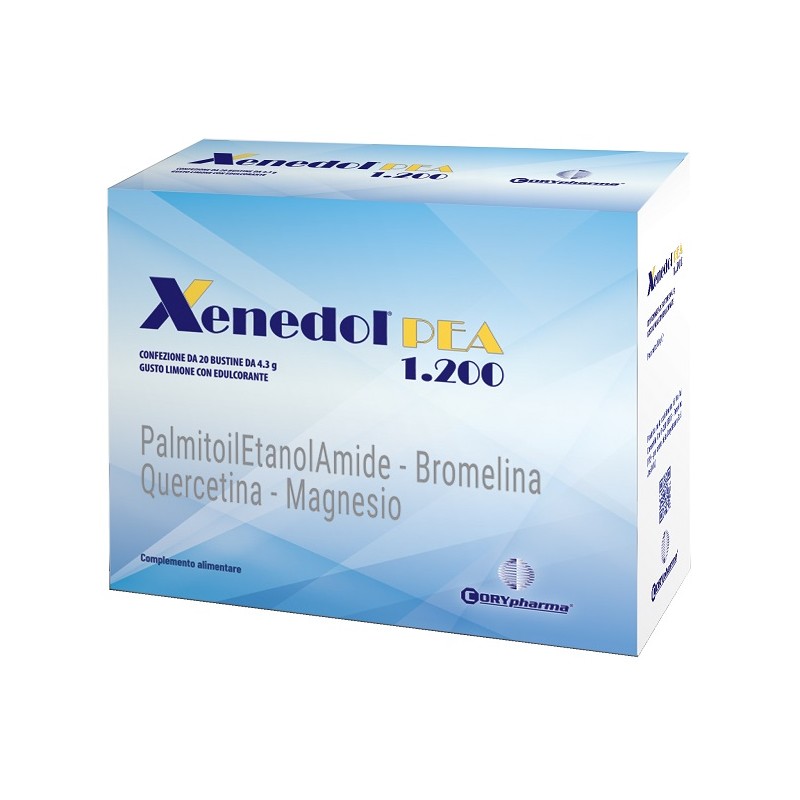 Xenedol PEA 1.200 per Benessere Fisico e Mentale 20 Bustine