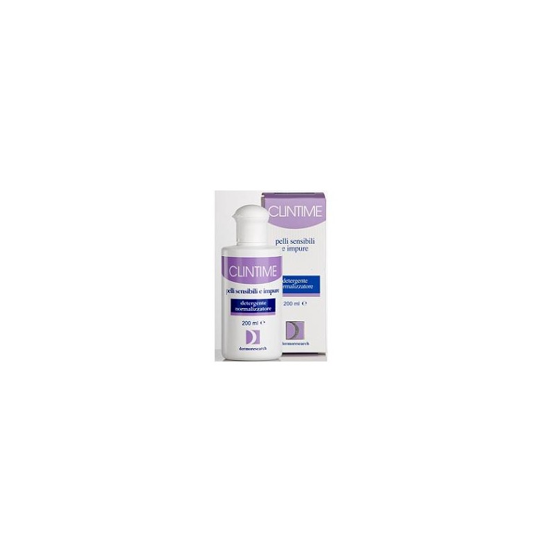 CLINTIME Detergente Normalizzatore per Pelli Grasse 200 ml CLINTIME Detergente Normalizzatore per Pelli Grasse 200 ml
