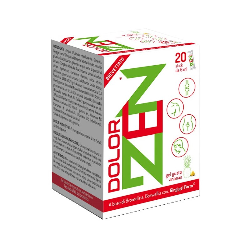 DOLOR ZEN per Tensioni e Articolazioni 20 Stick da 6 ml DOLOR ZEN per Tensioni e Articolazioni 20 Stick da 6 ml