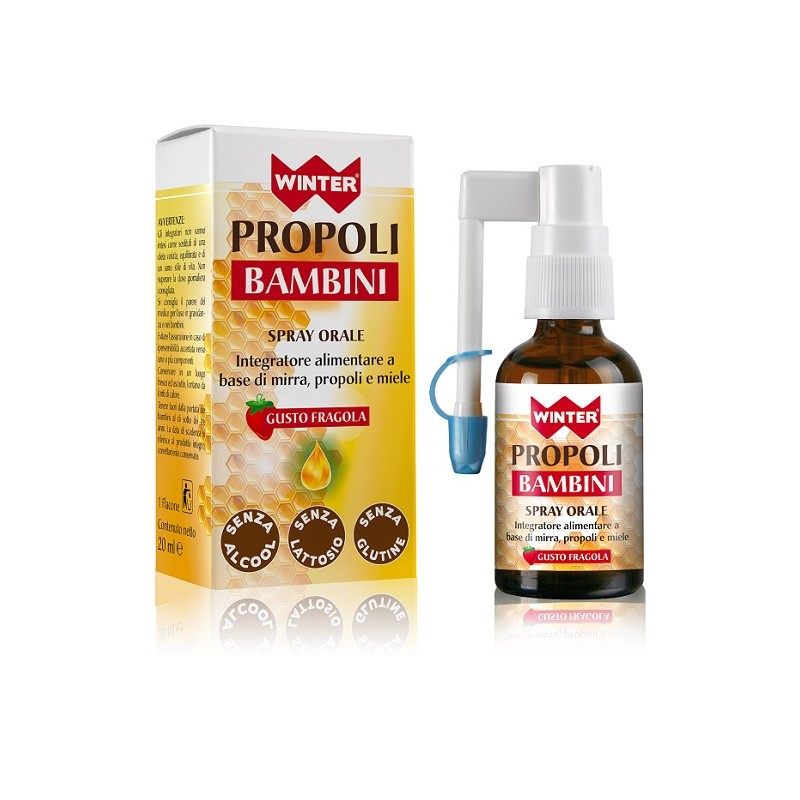 Winter Propoli Spray Bambini per Gola dei Bambini Spray 20ml Winter Propoli Spray Bambini per Gola dei Bambini Spray 20ml
