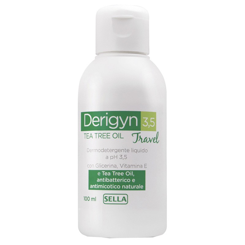 Derigyn Travel Detergente per Igiene Intima e Corpo Ph 3,5 100ml Derigyn Travel Detergente per Igiene Intima e Corpo Ph 3,5 100ml