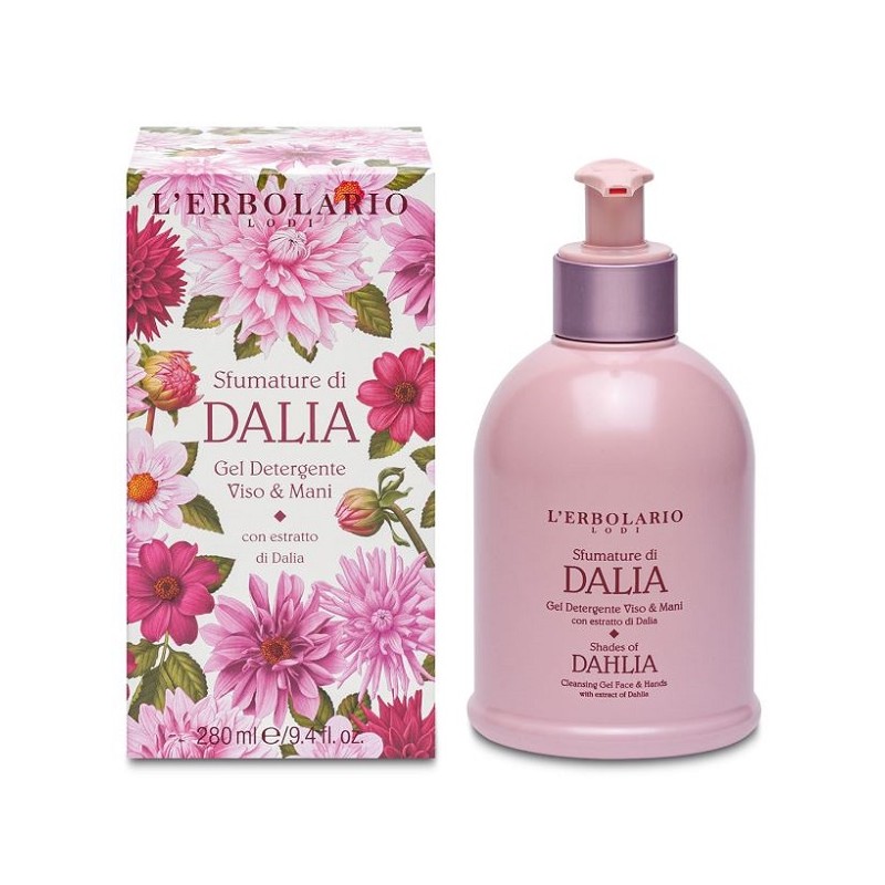 L'Erbolario Sfumature Dalia Gel Detergente Viso&Mani per Detersione Delicata 280 ml L'Erbolario Sfumature Dalia Gel Detergente Viso&Mani per Detersione Delicata 280 ml