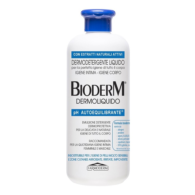 Bioderm Dermoliquido pH Autoequilibrante per Igiene Quotidiana 500ml Bioderm Dermoliquido pH Autoequilibrante per Igiene Quotidiana 500ml