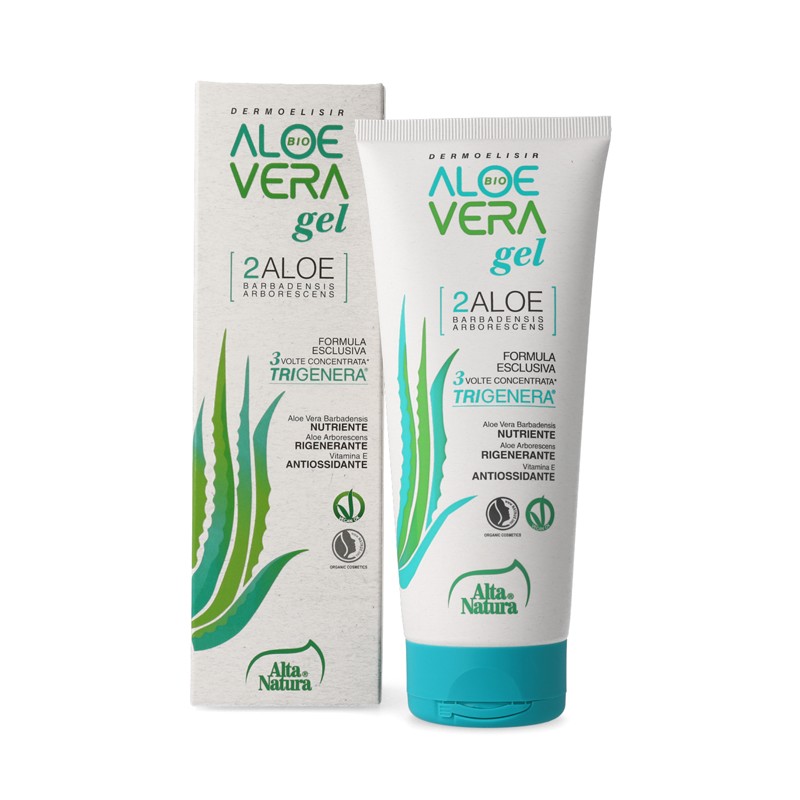Aloe Vera Gel Dermoelisir per Pelle Rigenerata 200ml Aloe Vera Gel Dermoelisir per Pelle Rigenerata 200ml