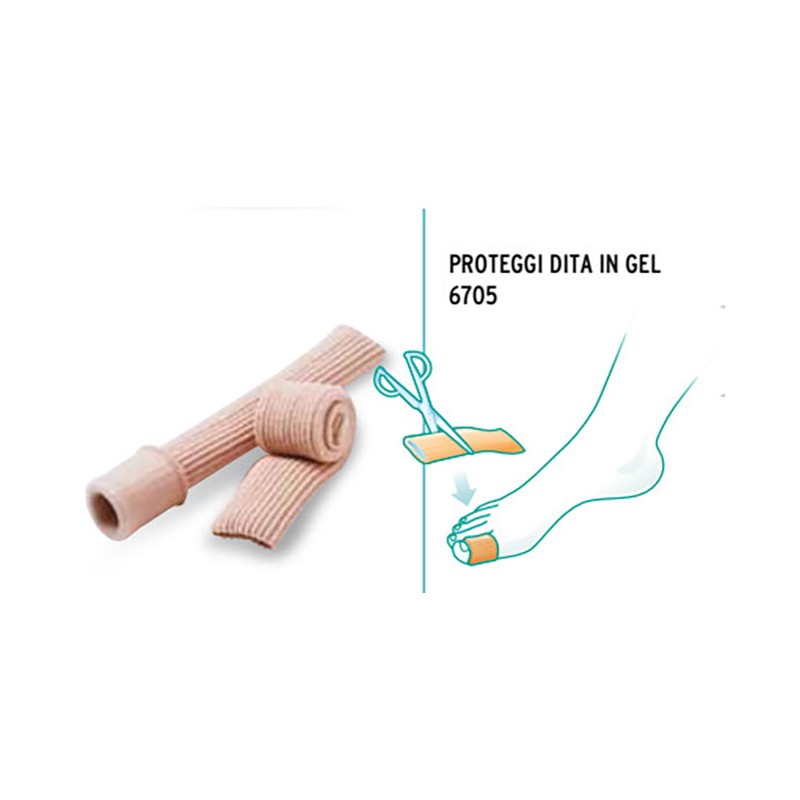 Oppo Proteggi Dita Silicone 6705 S per Dolore Dita Taglia S
