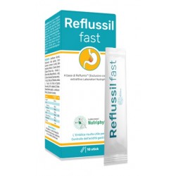 Reflussil Fast Integratore per Reflusso e Acidità 10 Stick-pack