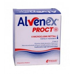Alvenex Procto Microclisma per Emorroidi 6 Microclismi 8g Alvenex Procto Microclisma per Emorroidi 6 Microclismi 8g