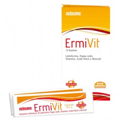 confezione di Ermivit Integratore per Sistema Immunitario 14 Bustine Orosolubili confezione di Ermivit Integratore per Sistema Immunitario 14 Bustine Orosolubili