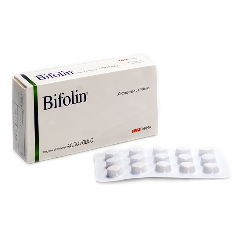 Bifolin Integratore Acido Folico 30 Capsule