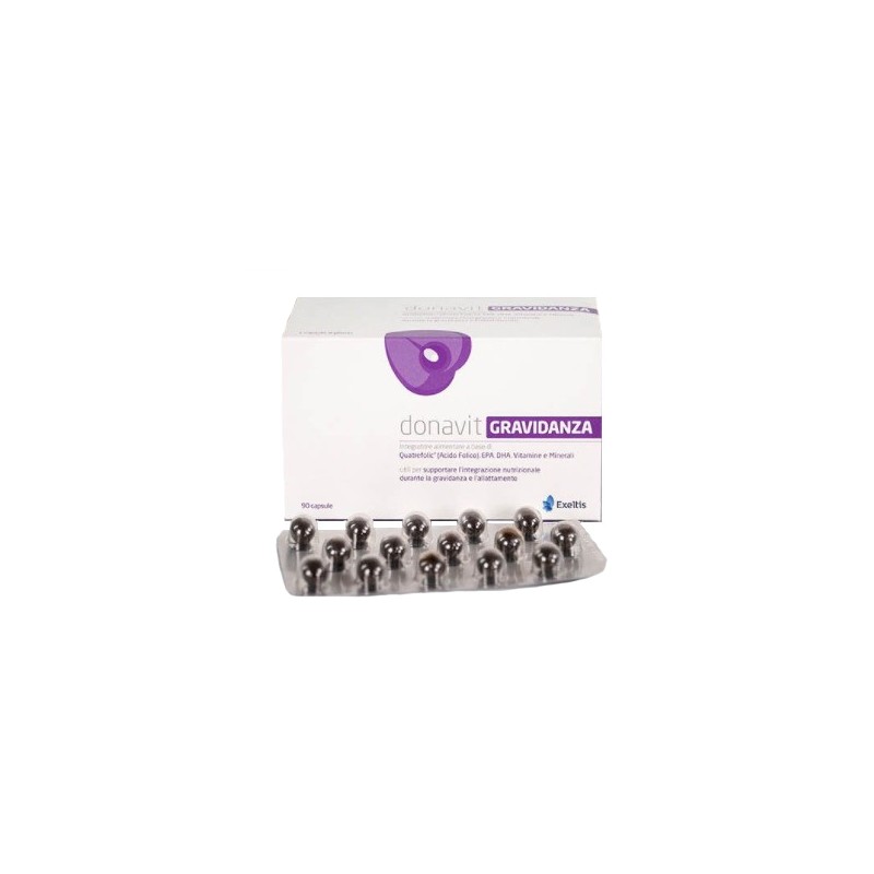 Donavit Gravidanza Integratore per Gravidanza e Allattamento 30 Capsule Donavit Gravidanza Integratore per Gravidanza e Allattamento 30 Capsule