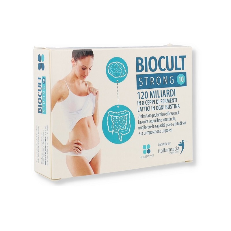 Biocult Strong Probiotico per Flora Intestinale 10 Bustine Biocult Strong Probiotico per Flora Intestinale 10 Bustine