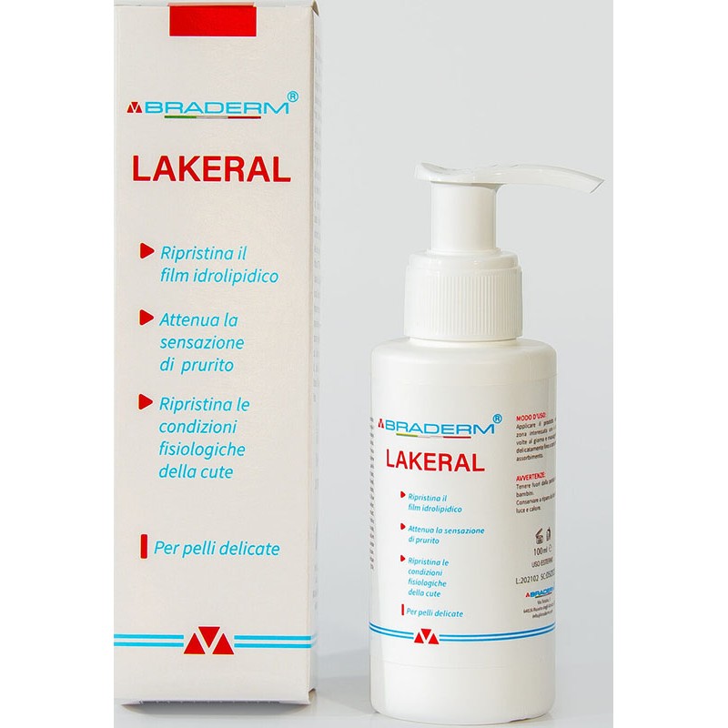 Braderm Lakeral per Pelle Sensibile e Atopica 100ml Braderm Lakeral per Pelle Sensibile e Atopica 100ml